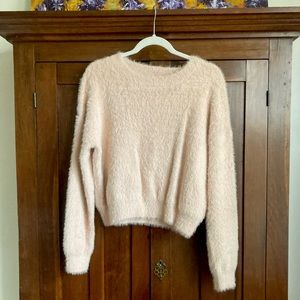 Double Zero pink cropped sweater